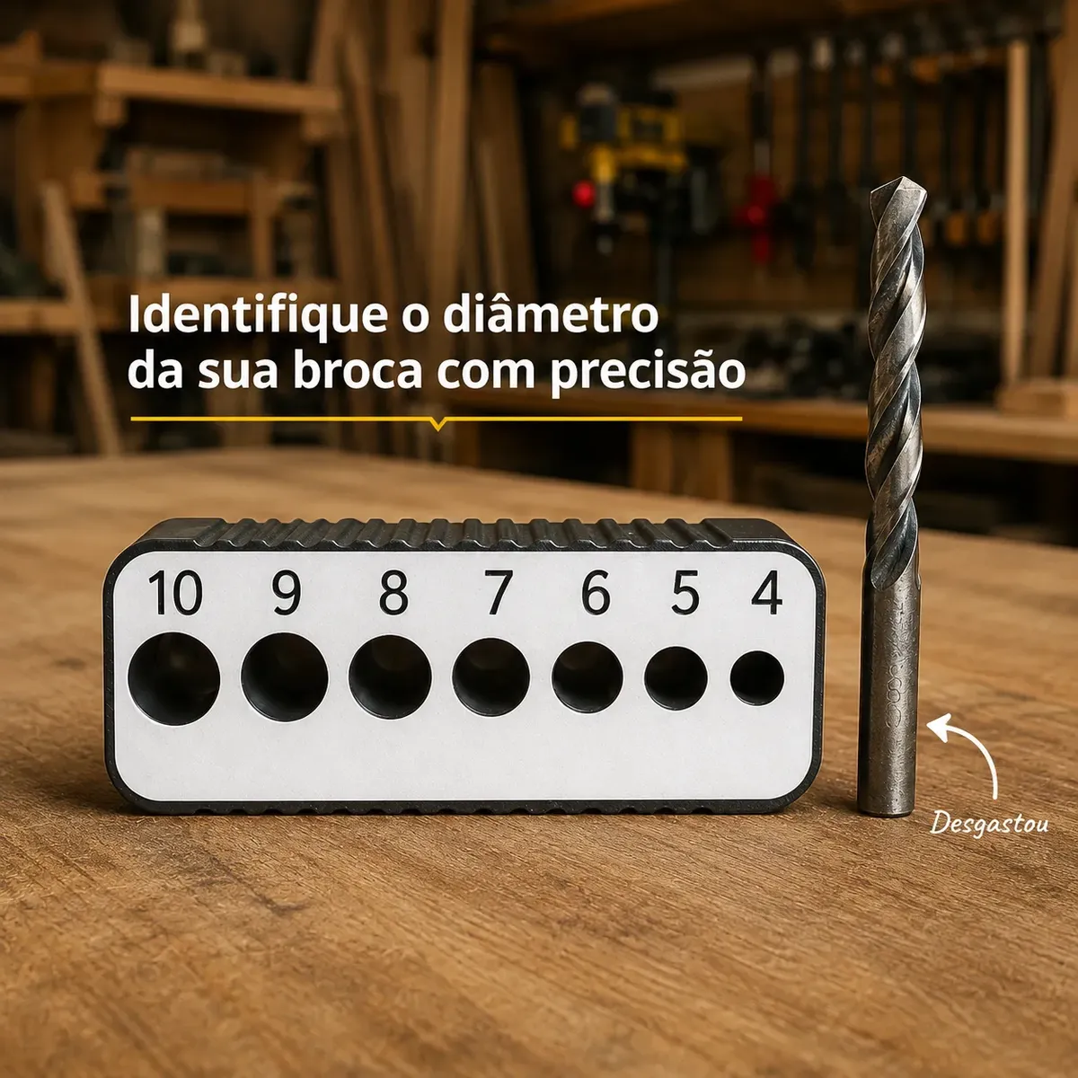 Kit com 4 Gabaritos de Furação — vista complementar